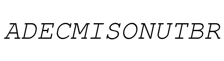FreeMono Oblique  Free Fonts Download