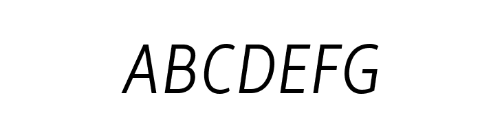 Amble Light Condensed Italic  Free Fonts Download