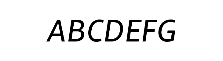 Amble Italic  Free Fonts Download