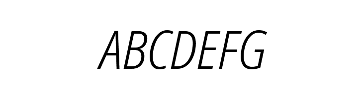 Noto Sans Condensed Light Italic  Free Fonts Download