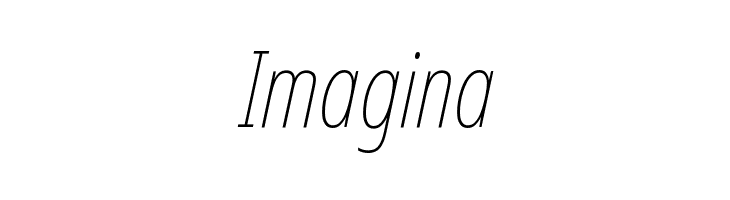 Noto Sans ExtraCondensed Thin Italic  Free Fonts Download