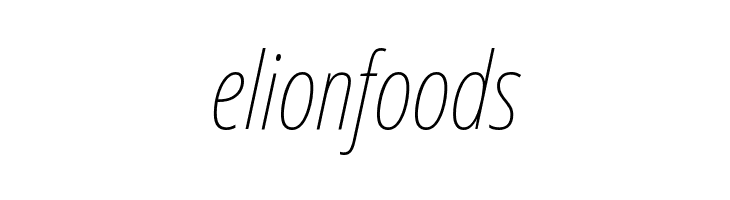 Noto Sans ExtraCondensed Thin Italic  Free Fonts Download