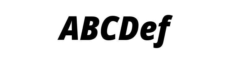 Noto Sans SemiCondensed Black Italic  Free Fonts Download