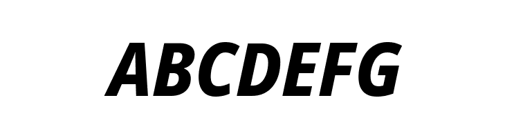 Noto Sans SemiCondensed ExtraBold Italic  Free Fonts Download