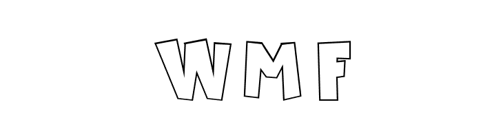 We Are Allstar Outline  Free Fonts Download