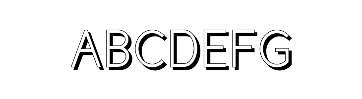 CicleShadow  Free Fonts Download