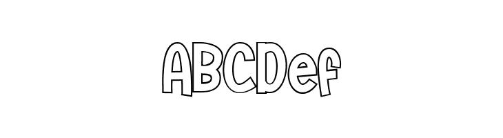 House Easter Outline  Free Fonts Download