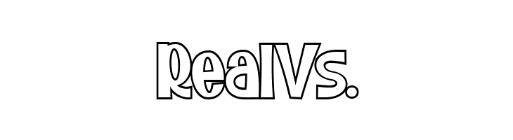 Bunny Flowers Outline  Free Fonts Download