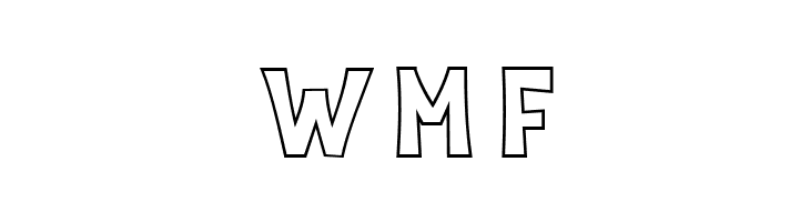 Bunny Flowers Outline  Free Fonts Download