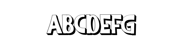 Bunny Flowers Shadow  Free Fonts Download