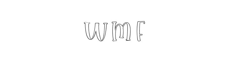 Lovely Unicorn Outline  Free Fonts Download