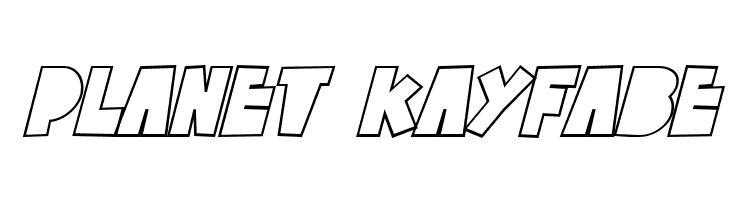 SF Tattle Tales Outline Italic  Free Fonts Download