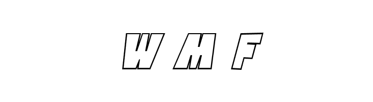 SF Tattle Tales Outline Italic  Free Fonts Download