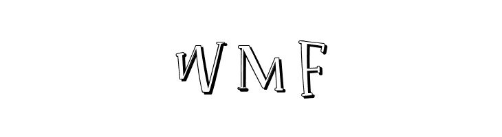Ikan Salmon Shadow  Free Fonts Download