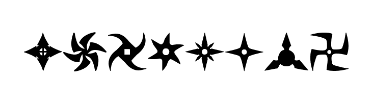 Shuriken  Free Fonts Download