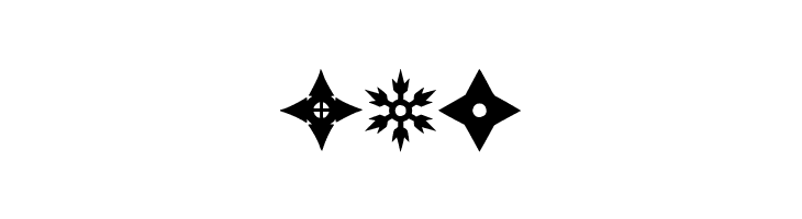 Shuriken  Free Fonts Download