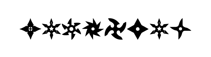 Shuriken  Free Fonts Download