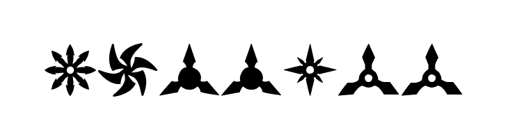 Shuriken  Free Fonts Download