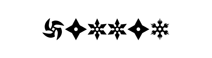 Shuriken  Free Fonts Download
