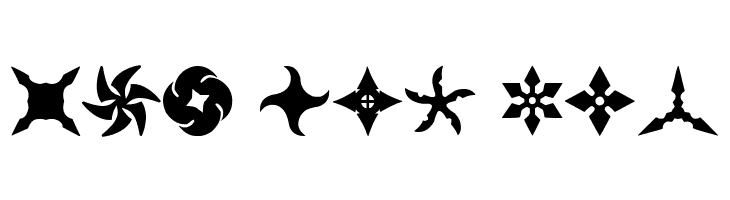 Shuriken  Free Fonts Download
