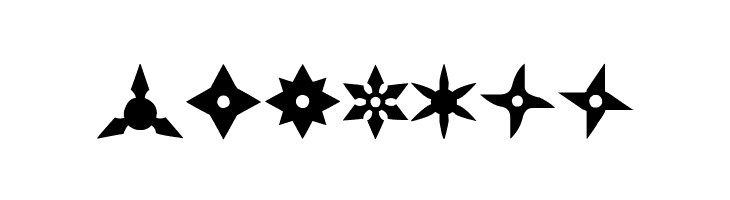 Shuriken  Free Fonts Download