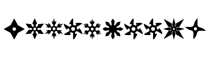 Shuriken  Free Fonts Download
