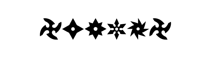 Shuriken  Free Fonts Download