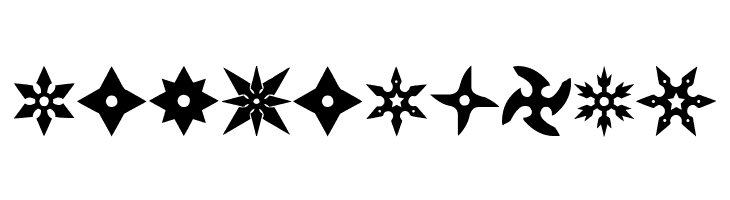 Shuriken  Free Fonts Download