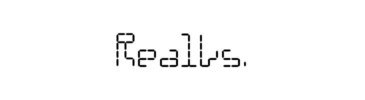 HybridLCD AOE  Free Fonts Download