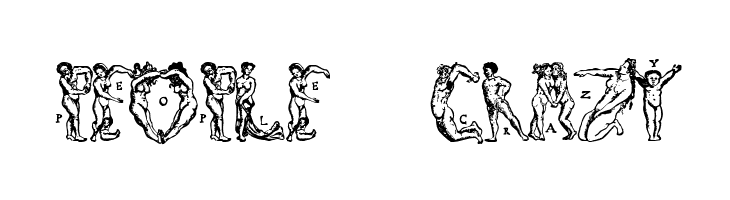 MenschenalphabetPeterFloetner1534  Free Fonts Download