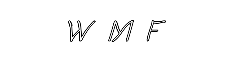 Curlmudgeon Hollow Italic  Free Fonts Download