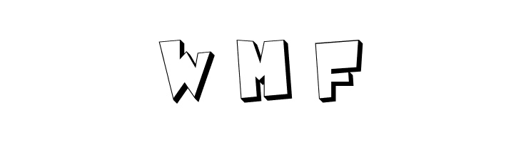 Comicartoon 3D Extrude  Free Fonts Download