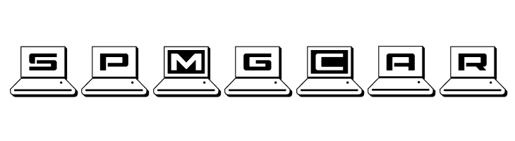 LapTop Outline 2  Free Fonts Download