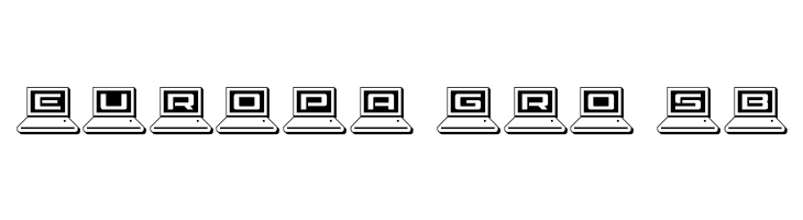LapTop Outline 2  Free Fonts Download