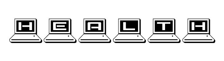 LapTop Outline 2  Free Fonts Download