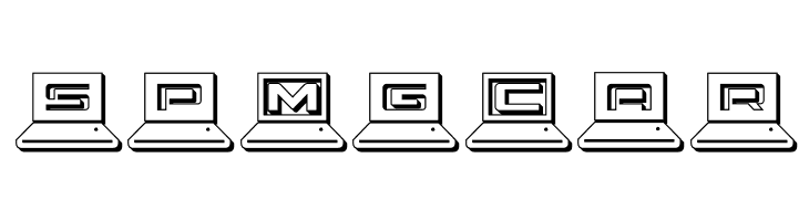 LapTop Outline  Free Fonts Download