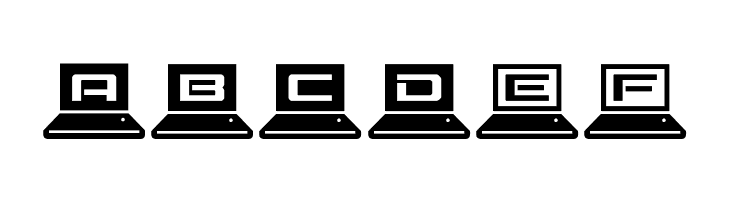 LapTop  Free Fonts Download