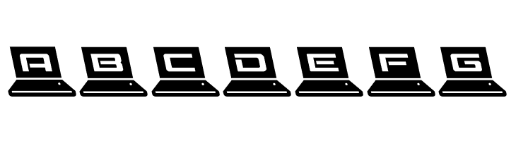 LapTop Leftalic  Free Fonts Download