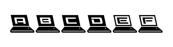 LapTop Leftalic  Free Fonts Download