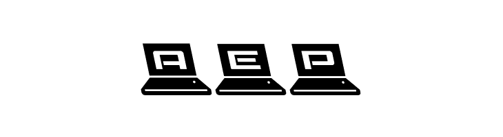 LapTop Leftalic  Free Fonts Download