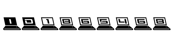 LapTop Leftalic  Free Fonts Download