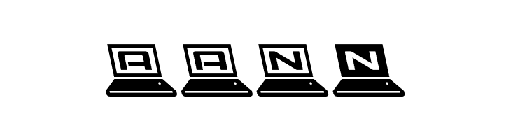 LapTop Leftalic  Free Fonts Download