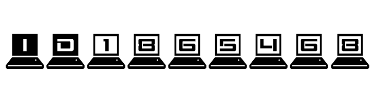 LapTop Condensed  Free Fonts Download
