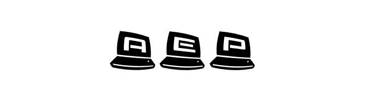 LapTop 3D2 Ergodynamic  Free Fonts Download