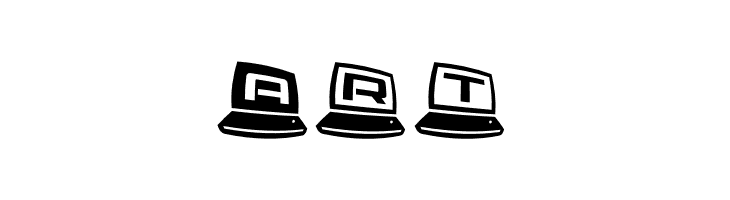 LapTop 3D2 Ergodynamic  Free Fonts Download