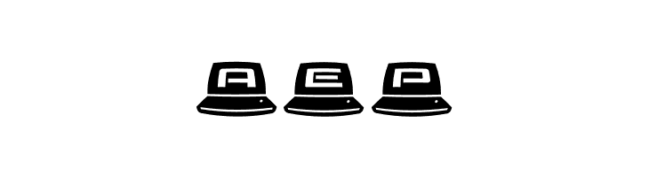 LapTop 3D Ergodynamic  Free Fonts Download