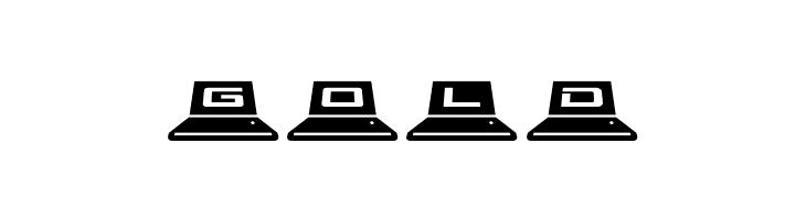LapTop 3D  Free Fonts Download