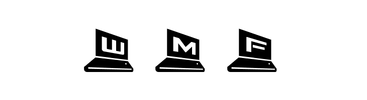 LapTop 3D2  Free Fonts Download