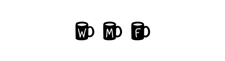 MF Coffee Mugs 2  Free Fonts Download