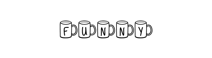 MF Coffee Mugs  Free Fonts Download